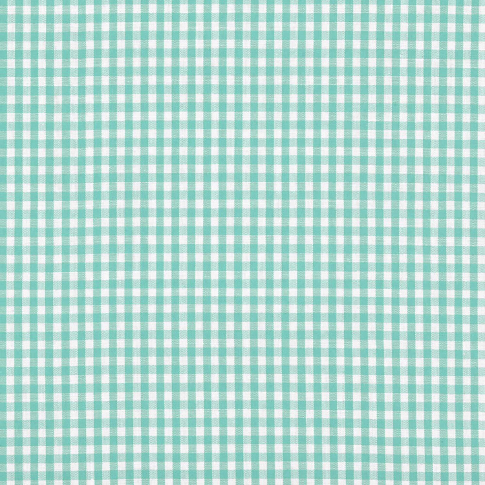 1/8" Mint Green Gingham